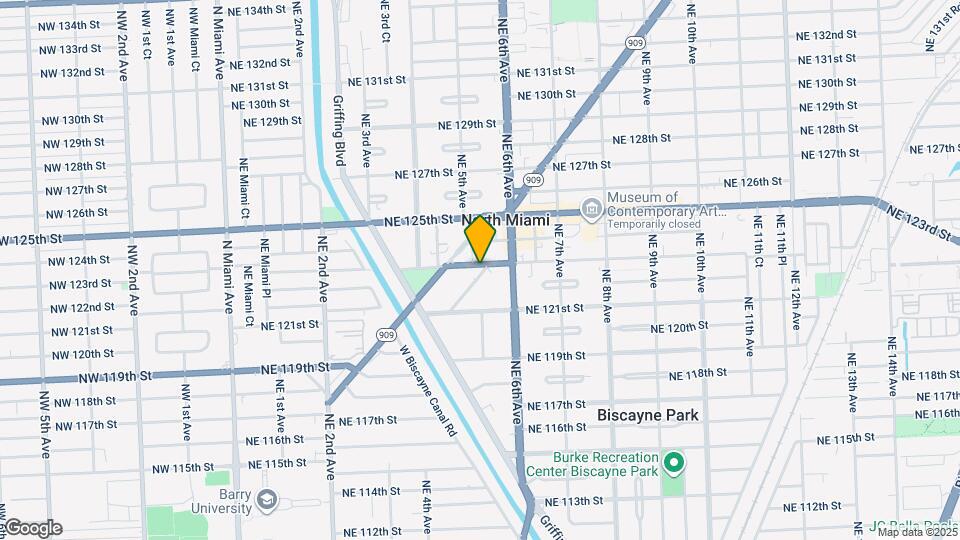 490 NE 123rd St Map and Location Details