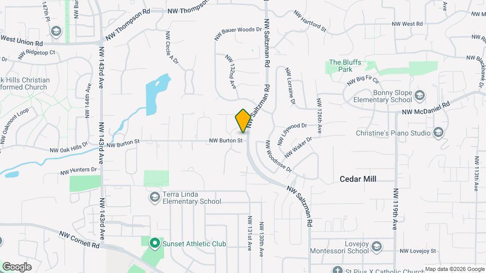 13187 NW Burton St Mapa y Detalles de la Ubicación