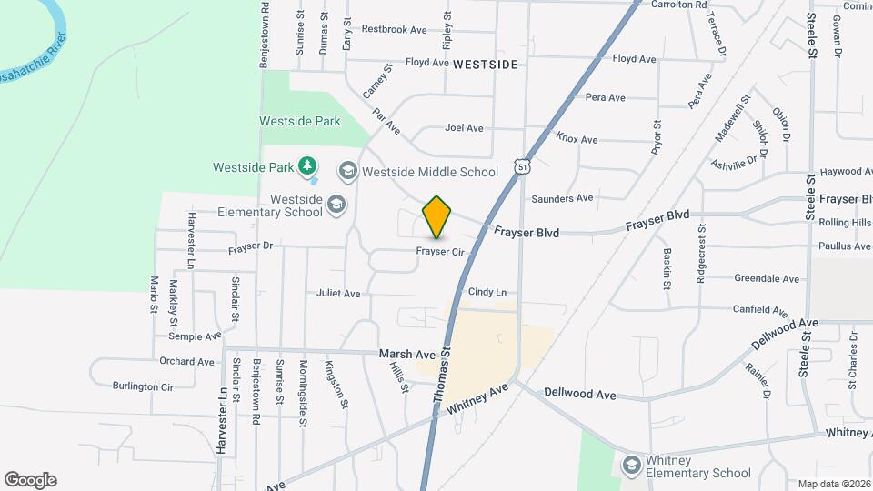 942 Frayser Cir Map and Location Details
