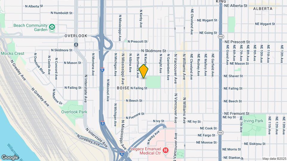 3929-3939 N Kerby Ave Mapa y Detalles de la Ubicación