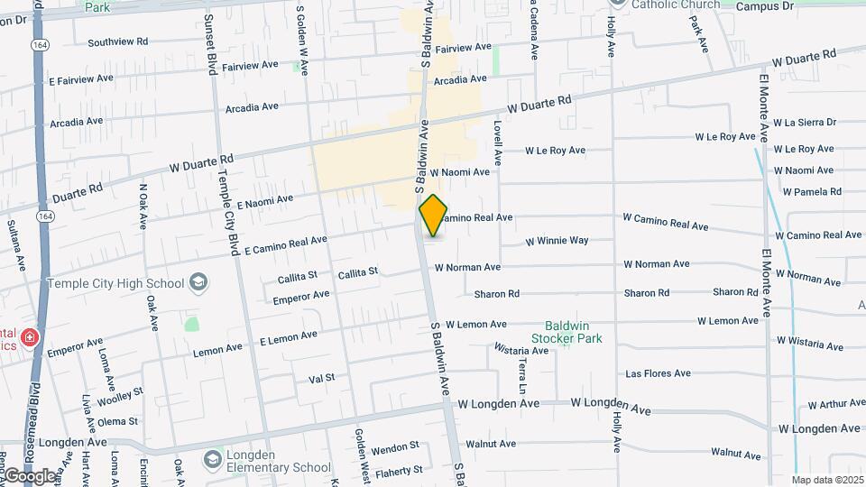 1530 S Baldwin Ave Mapa y Detalles de la Ubicación