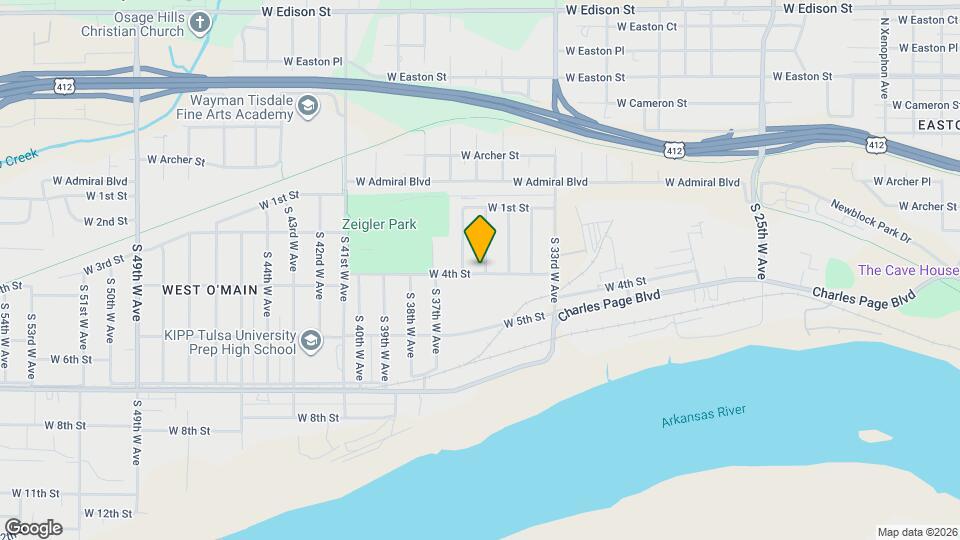 164 S 36th West Ave Map and Location Details