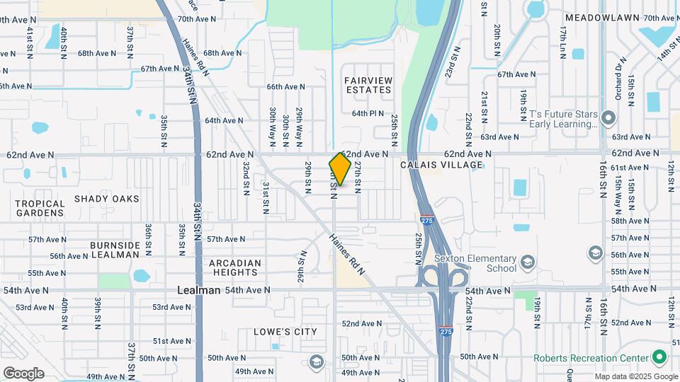 2761 59th Ave N Map and Location Details