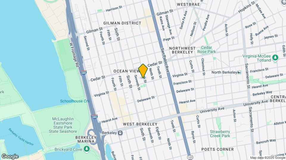 1636-1638 1/2 8th St Map and Location Details