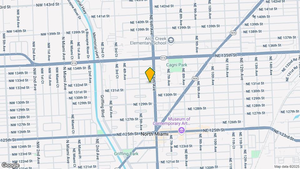 570 NE 132nd St Map and Location Details