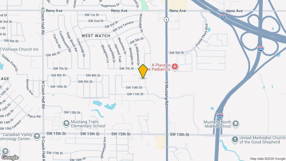 1005 Westridge Dr Map and Location Details