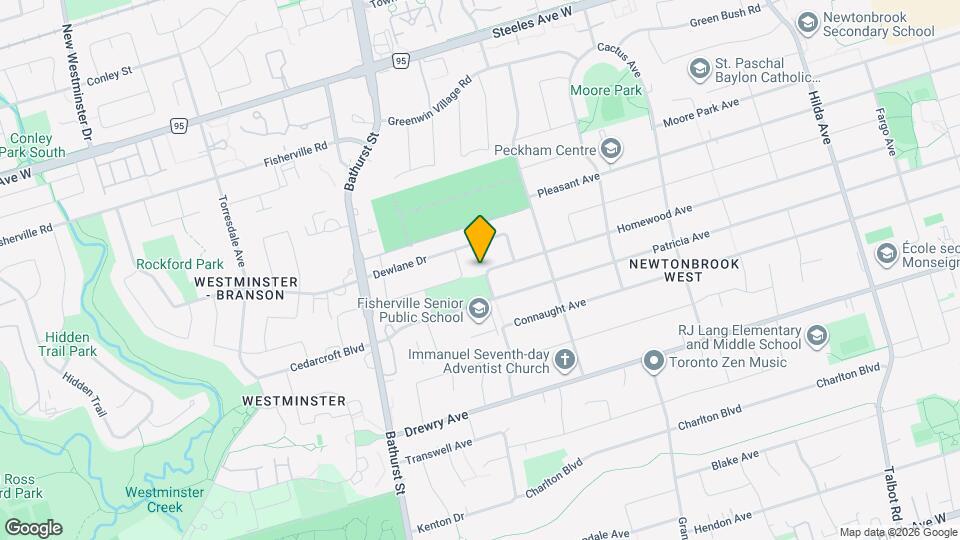 332 Homewood Ave Map and Location Details