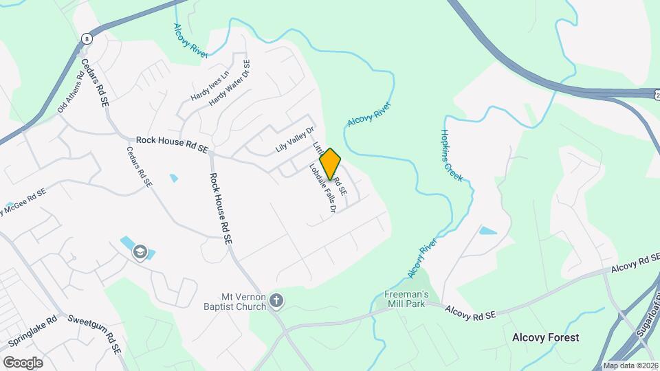 464 Lobdale Falls Dr Map and Location Details