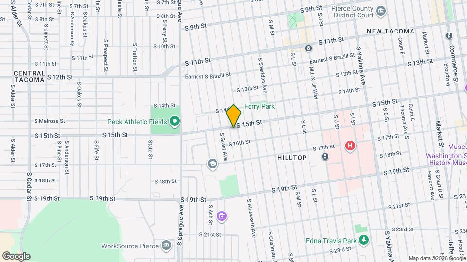 1508 S Ainsworth Ave Mapa y Detalles de la Ubicación