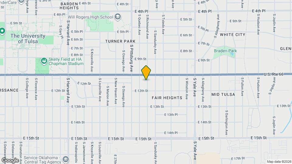 1124 S Richmond Ave Map and Location Details