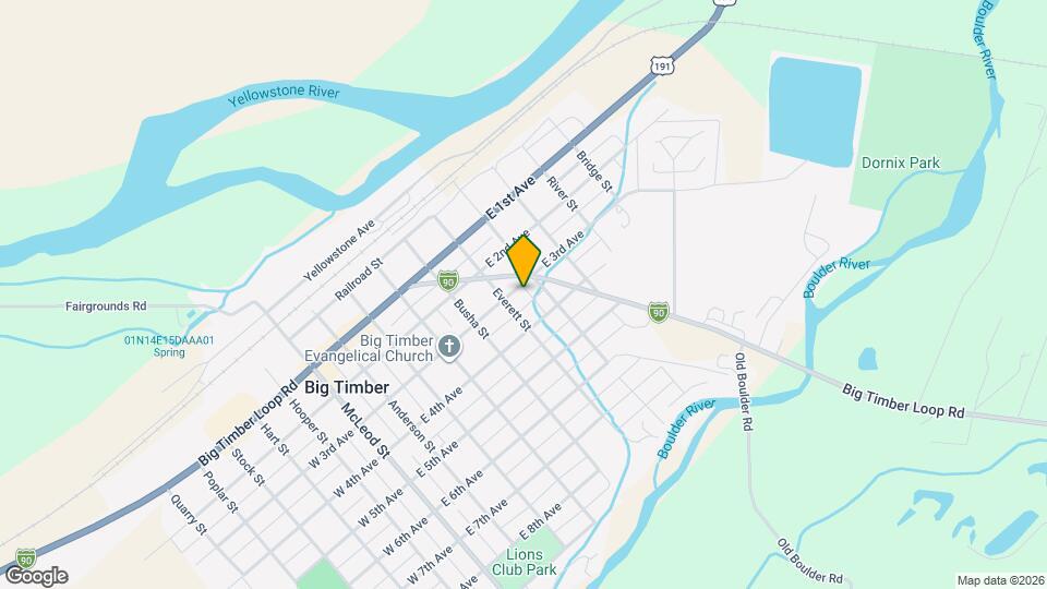 607 E 3rd Ave Map and Location Details