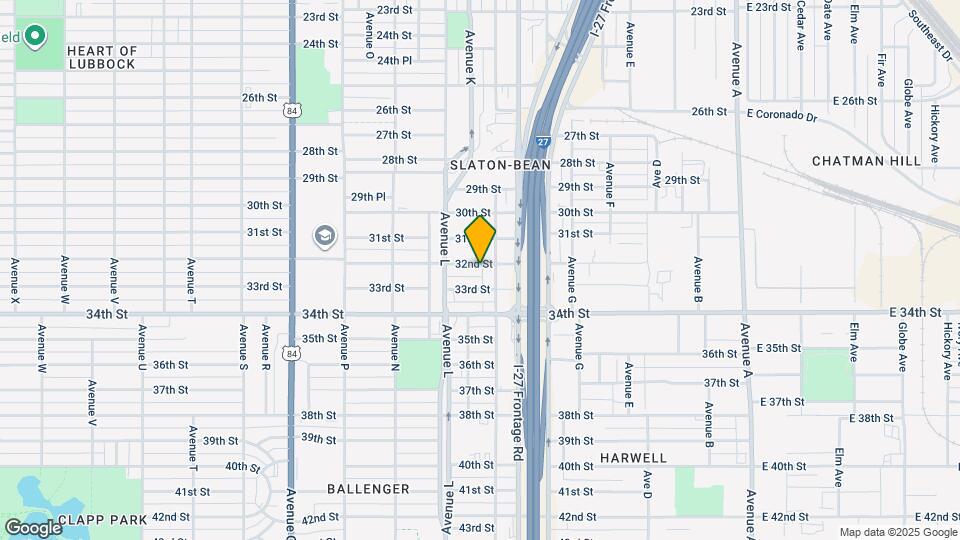 1107 32nd St Map and Location Details