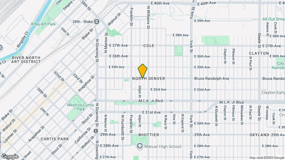 3358 Gilpin St Map and Location Details