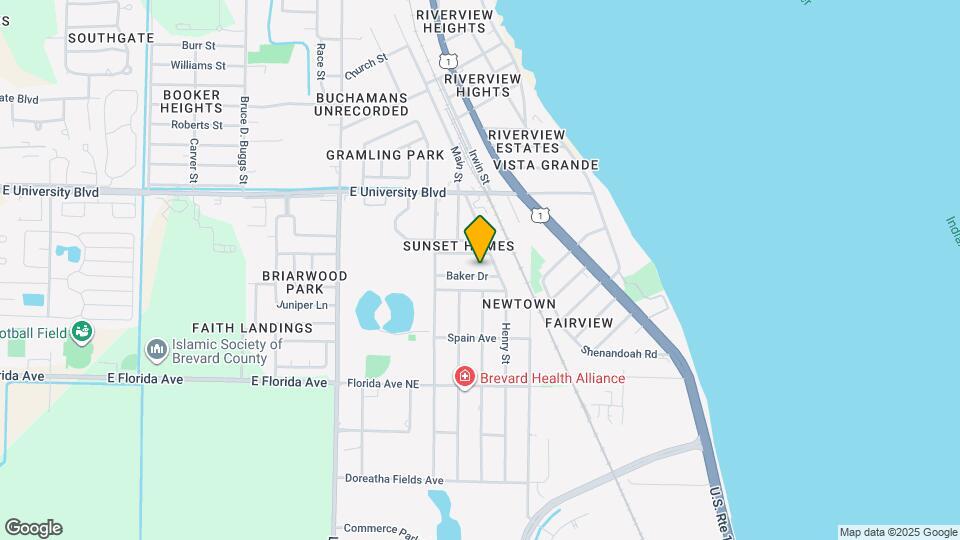 1318 Baker Dr Map and Location Details