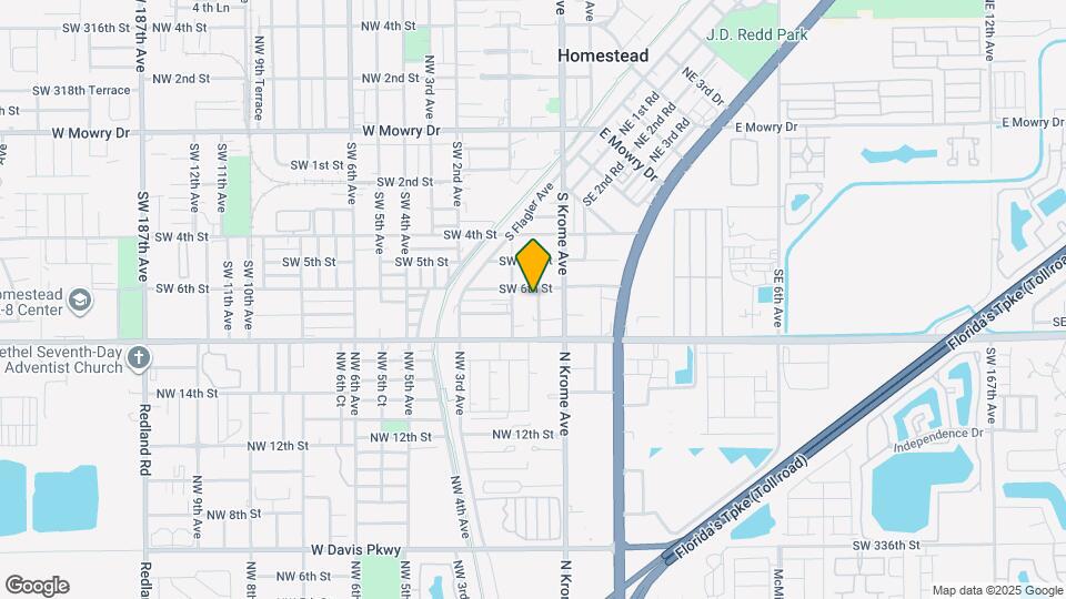 628 SW Krome Ter, Unit 2 Mapa y Detalles de la Ubicación