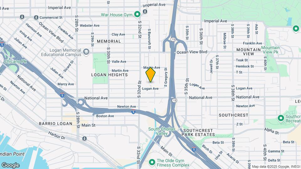 3272 Logan Ave Map and Location Details