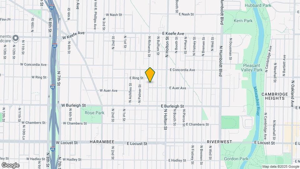 3210 N Richards St, Unit 3210 Map and Location Details