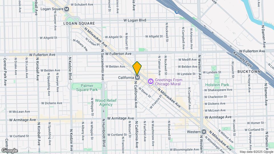 5445 N California Ave, Unit 3C Map and Location Details