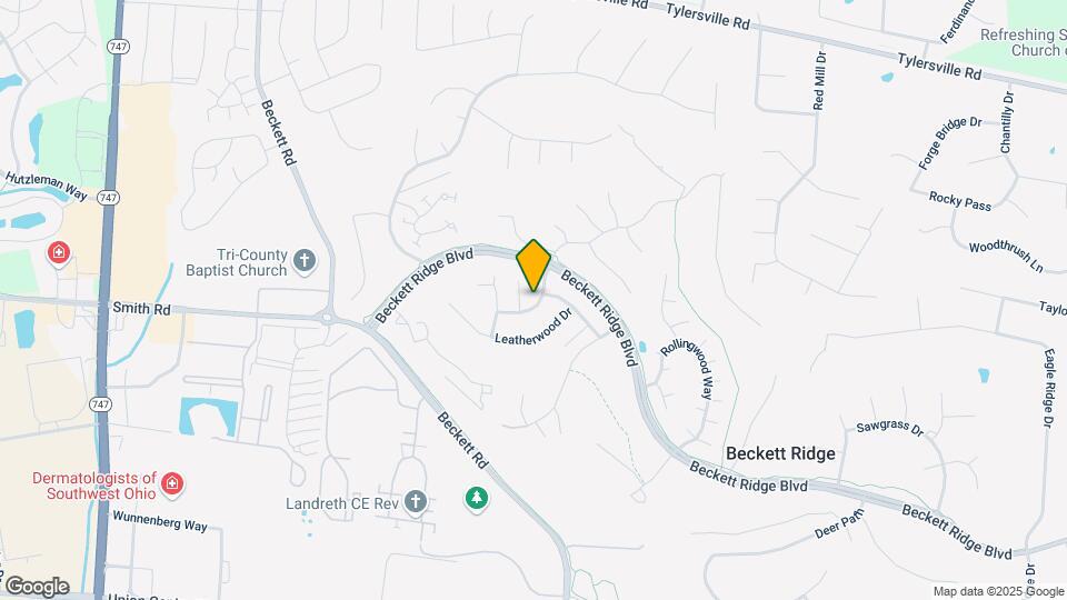 5360 Pine Valley Dr Map and Location Details