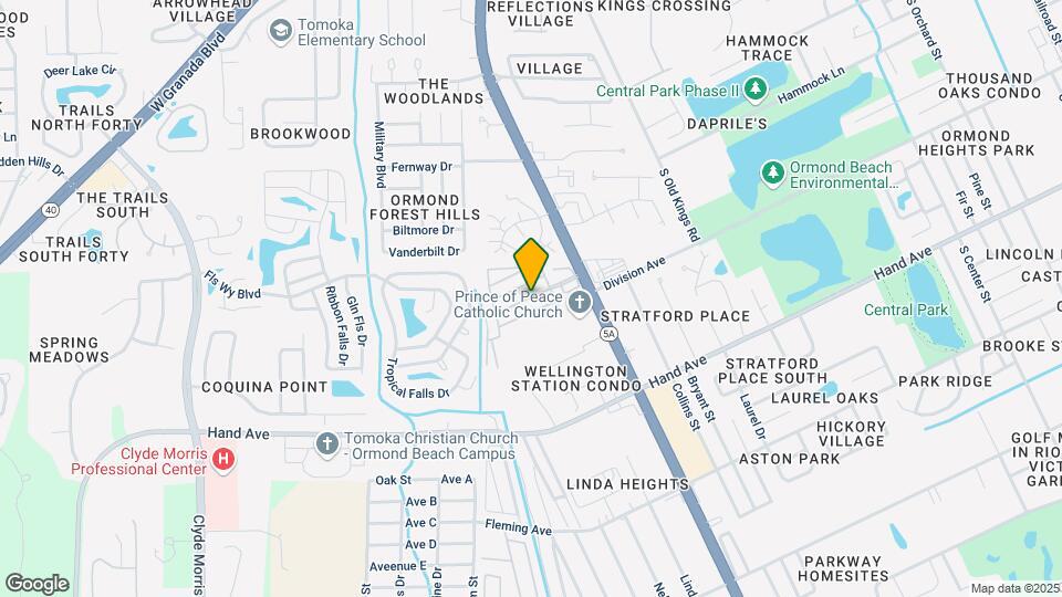 500 S Nova Rd Map and Location Details