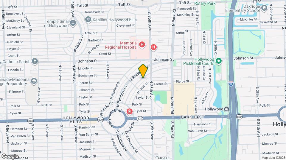 633 N Crescent Dr Map and Location Details