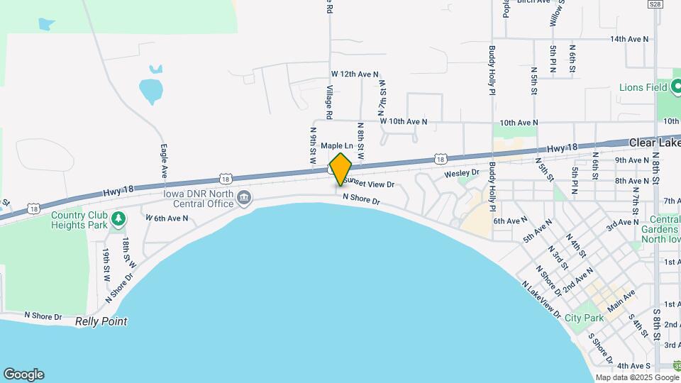 718 N Shore Dr Map and Location Details