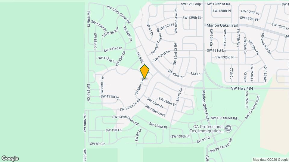 13405 SW 86th Ave Map and Location Details