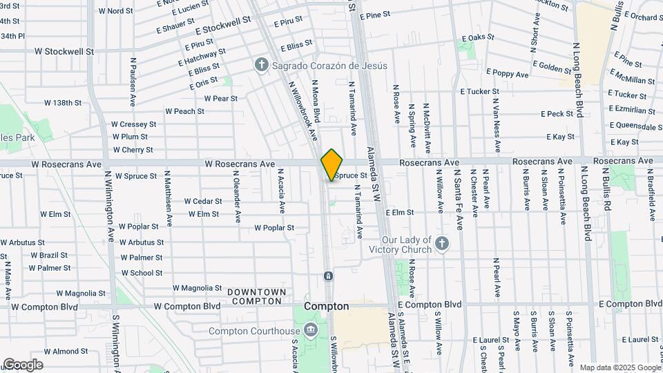900 N Willowbrook Ave Map and Location Details