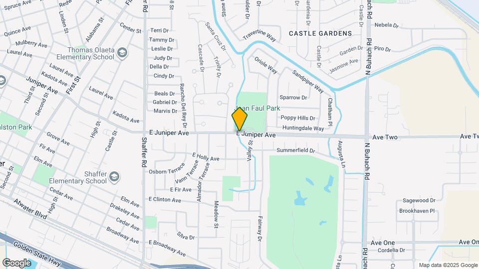 630 E Juniper Ave Map and Location Details