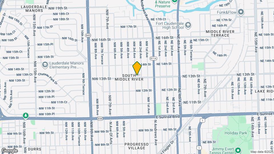 1300 NW 3rd Ave Map and Location Details