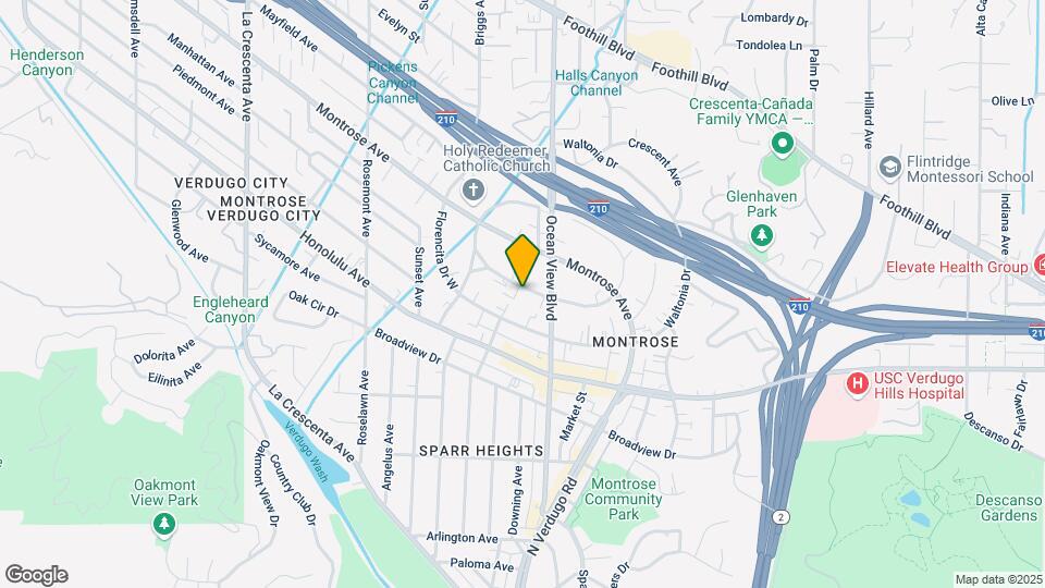 2320 Mira Vista Ave Map and Location Details