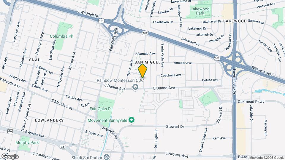 659 San Luisito Way Map and Location Details