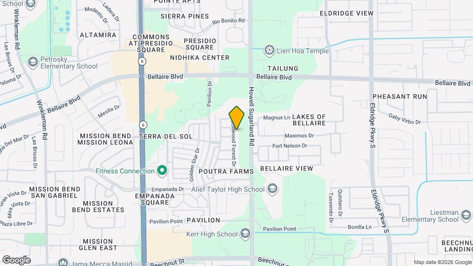 7115 Ironwood Forest Dr Map and Location Details