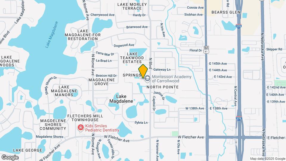 910 Clearcreek Dr Map and Location Details