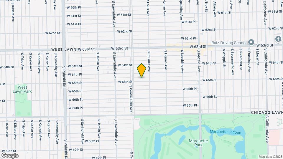 3528 W 65th St Map and Location Details