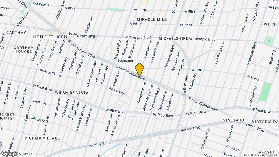 5320-5322 W San Vicente Blvd Map and Location Details