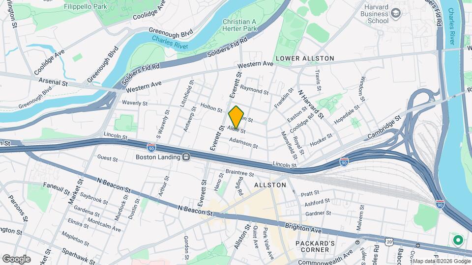 25 Aldie St, Unit 1 Mapa y Detalles de la Ubicación