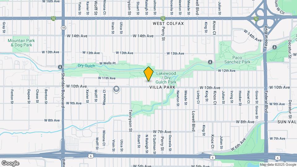 1016 N Raleigh St Map and Location Details