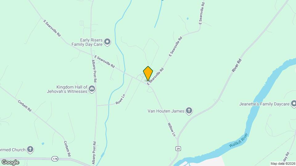 71 E Searsville Rd Map and Location Details