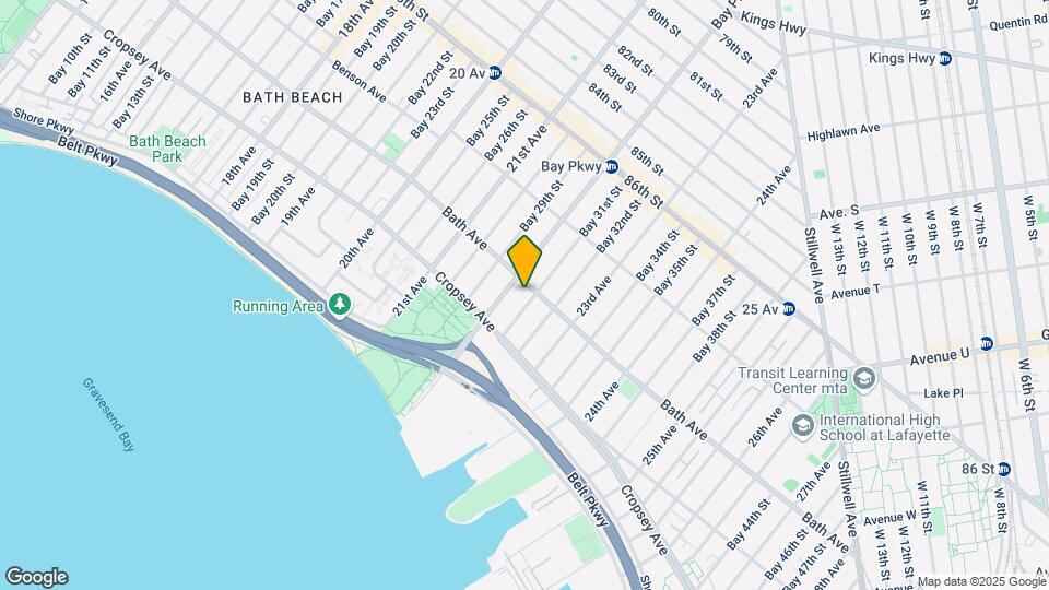 172 Bay 31st Street Map and Location Details