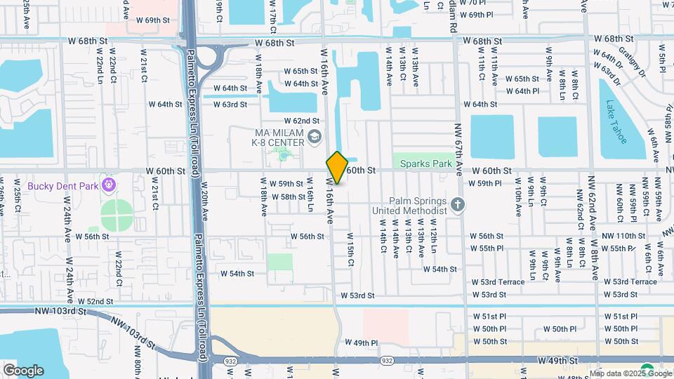 5895 W 16th Ave Map and Location Details