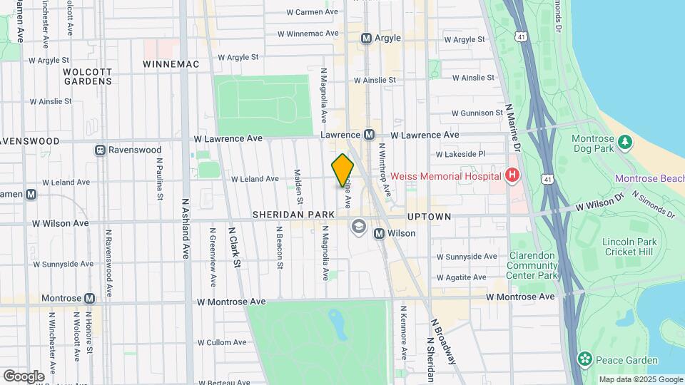 4632 N Racine Ave, Unit 3 Mapa y Detalles de la Ubicación