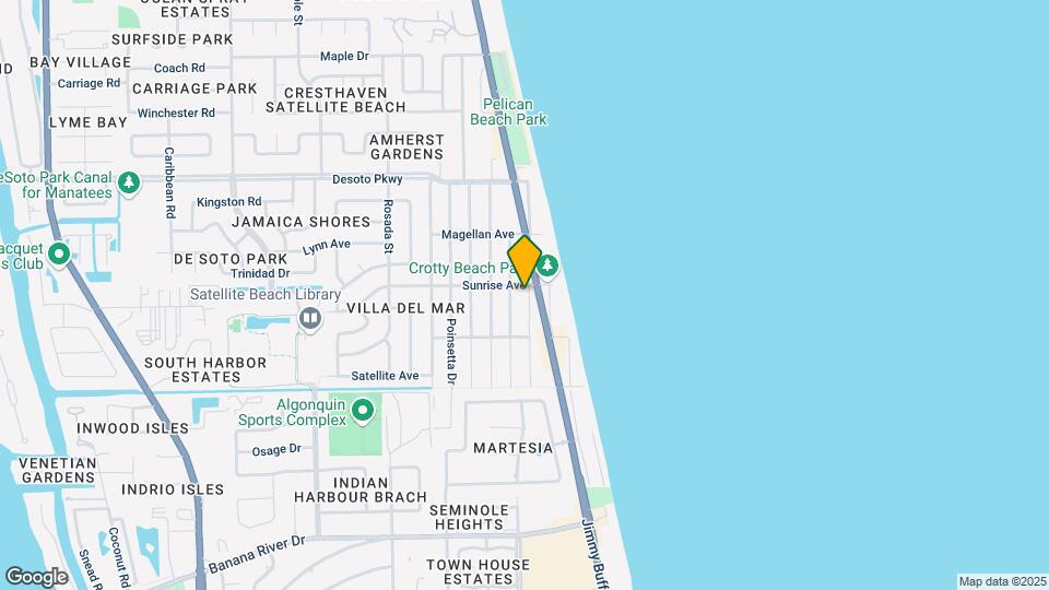 708 Sea Palm Ln Map and Location Details