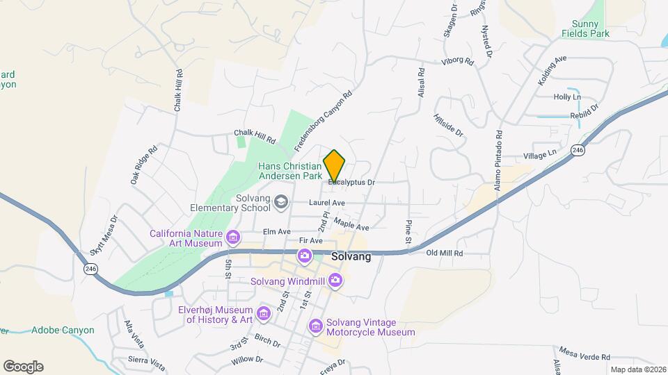 Fredensbo Gardens Map and Location Details