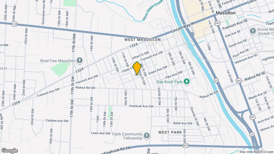 934 Green Ave SW Map and Location Details
