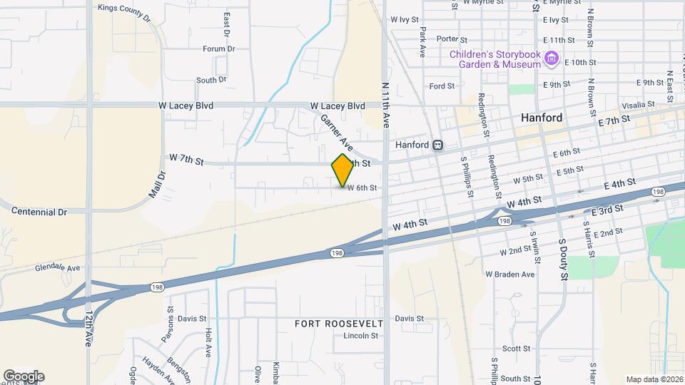 813 W 6th St Map and Location Details