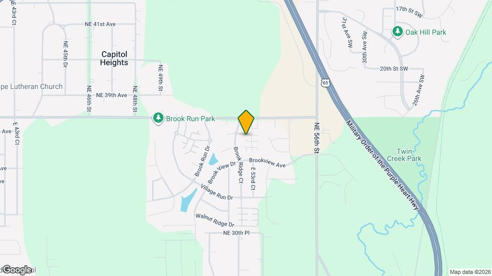 3701 Brook Ridge Ct Mapa y Detalles de la Ubicación