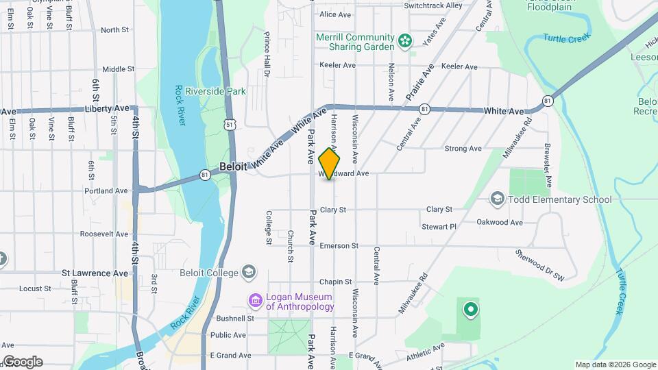 936 Harrison Ave Map and Location Details