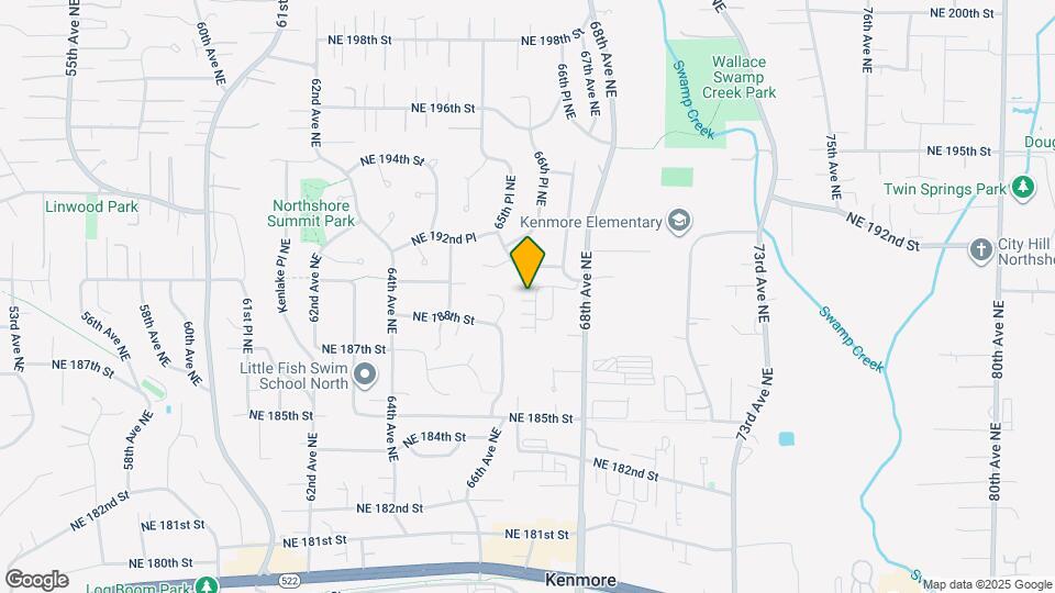 6648 NE 189 Ct Map and Location Details