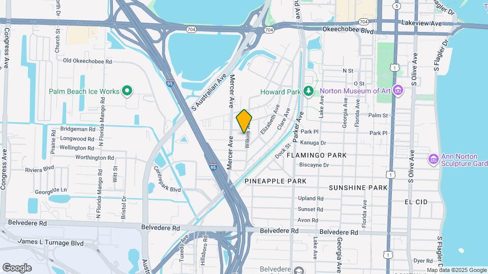 1205 Longwood St Map and Location Details